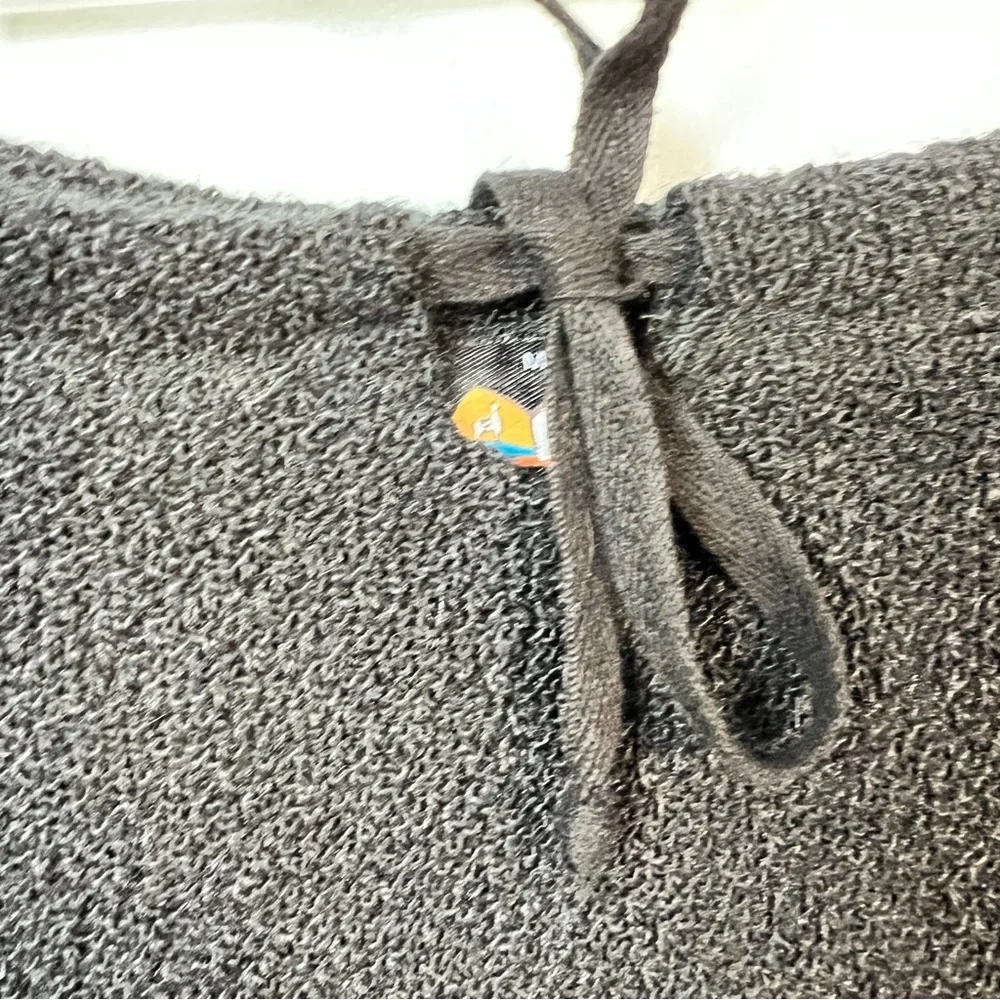 La Mesa Alpaca Wool Bouclé Skirt Black Size Medium Made in Peru